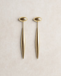 teardrop earring, dangle earring, product shot, jewellery, product shot, sculptural jewellery, gold vermeil, 18k gold vermeil, detachable set